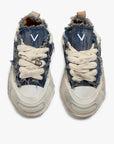 "VISION" DIRTY DENIM BLUE SHOES