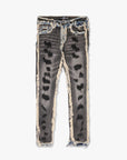 "IMPERIOR" BLACK/BLUE WASH SKINNY