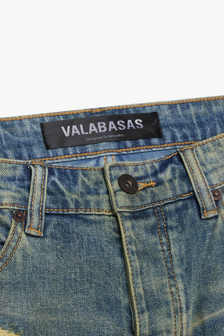 "CAESAR" DARK VINTAGE WASH STRAIGHT