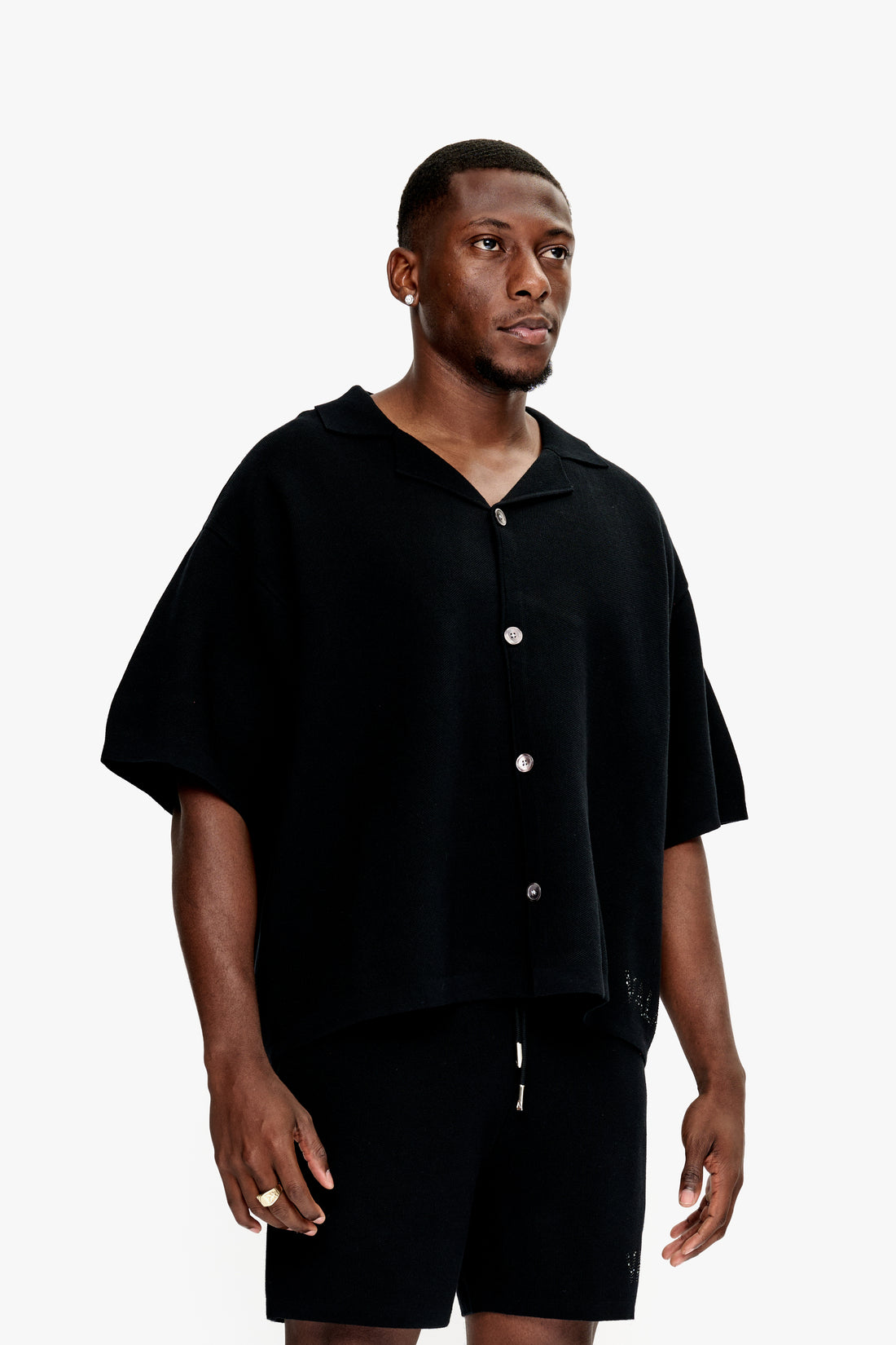 Dealbreaker Button Down Black