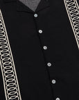 "Paradise" Black Button Down