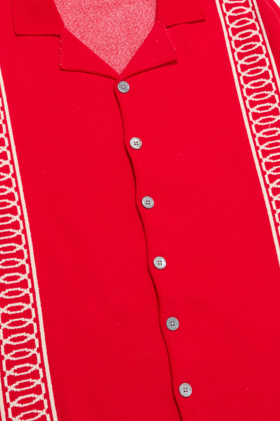 "Paradise" Red Button Down