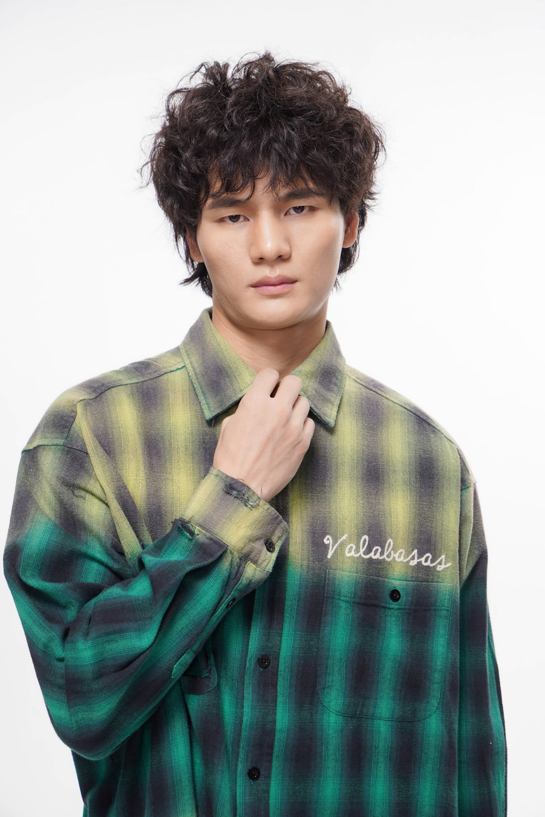 Glory Green Button Down