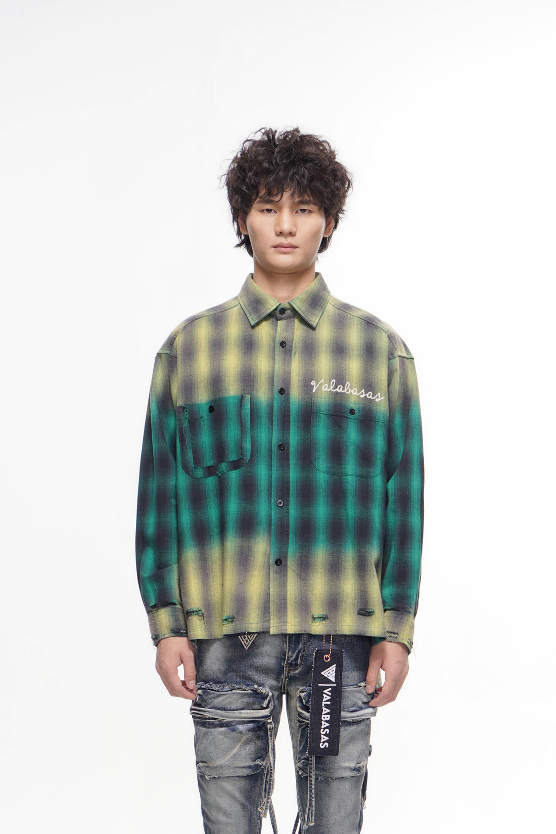 Glory Green Button Down