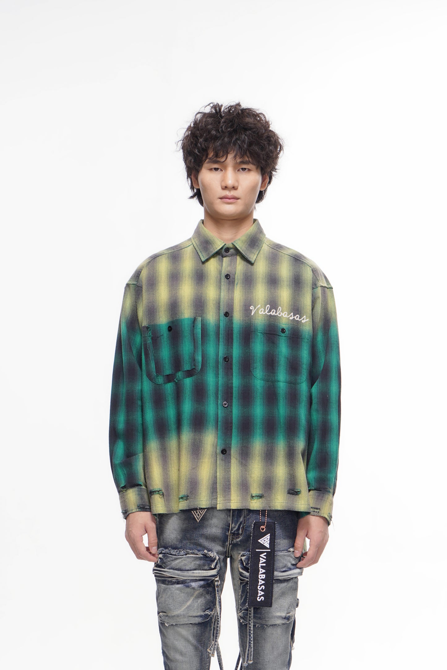 Glory Green Button Down