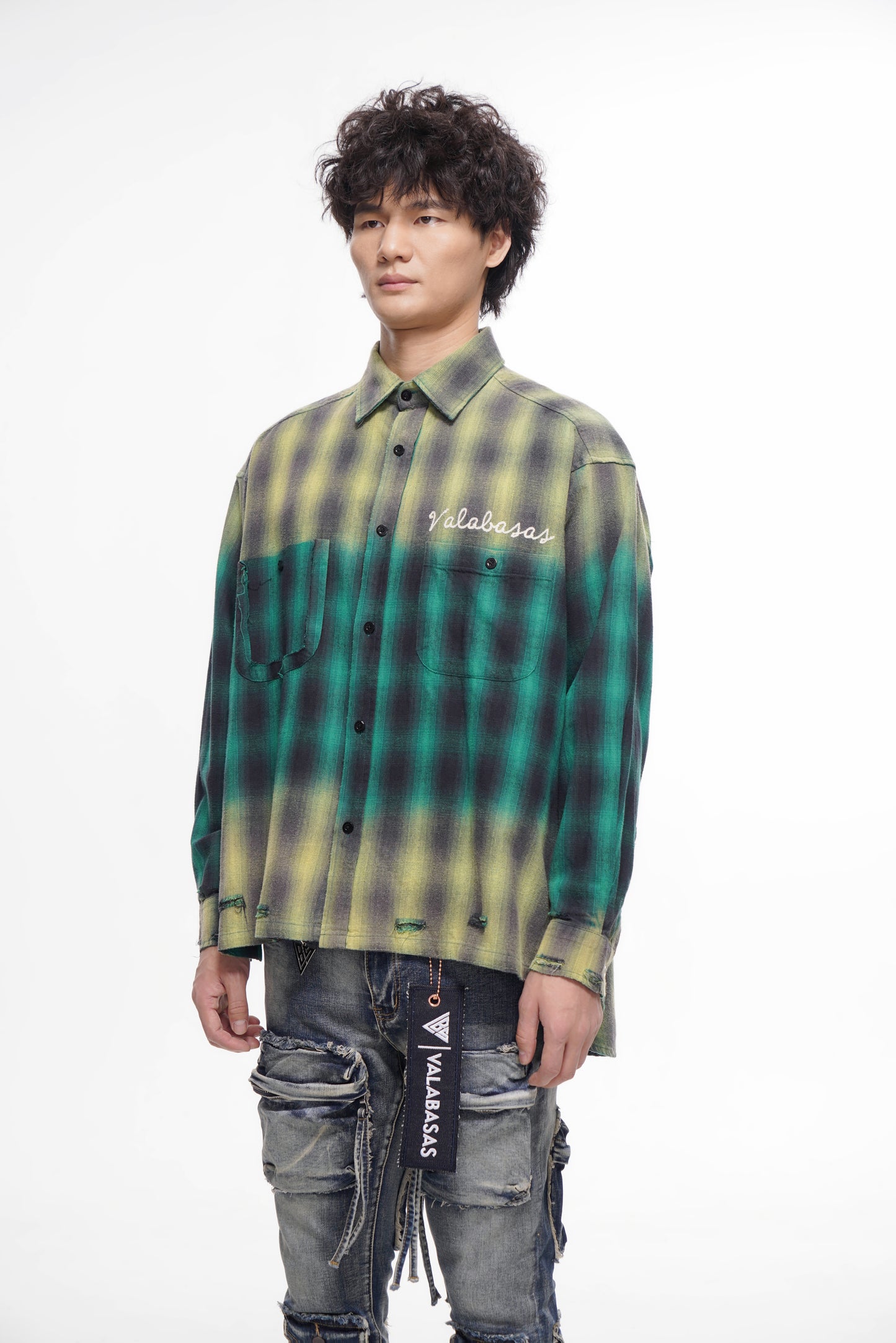 Glory Green Button Down