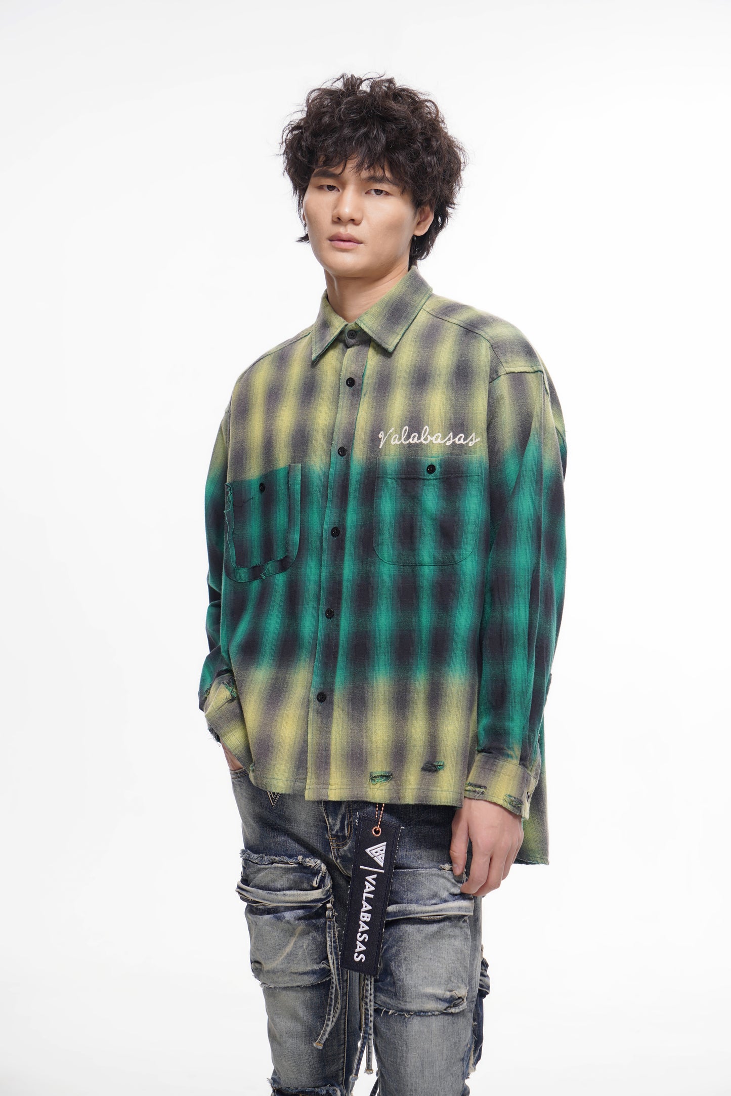 Glory Green Button Down