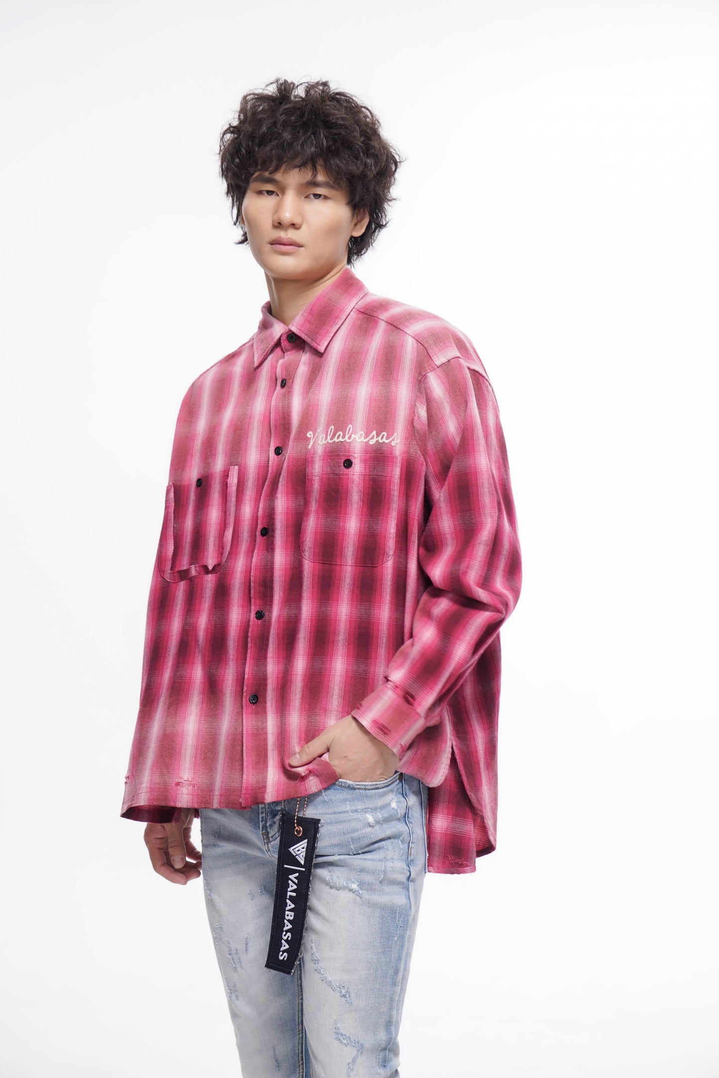 Glory Pink Button Down