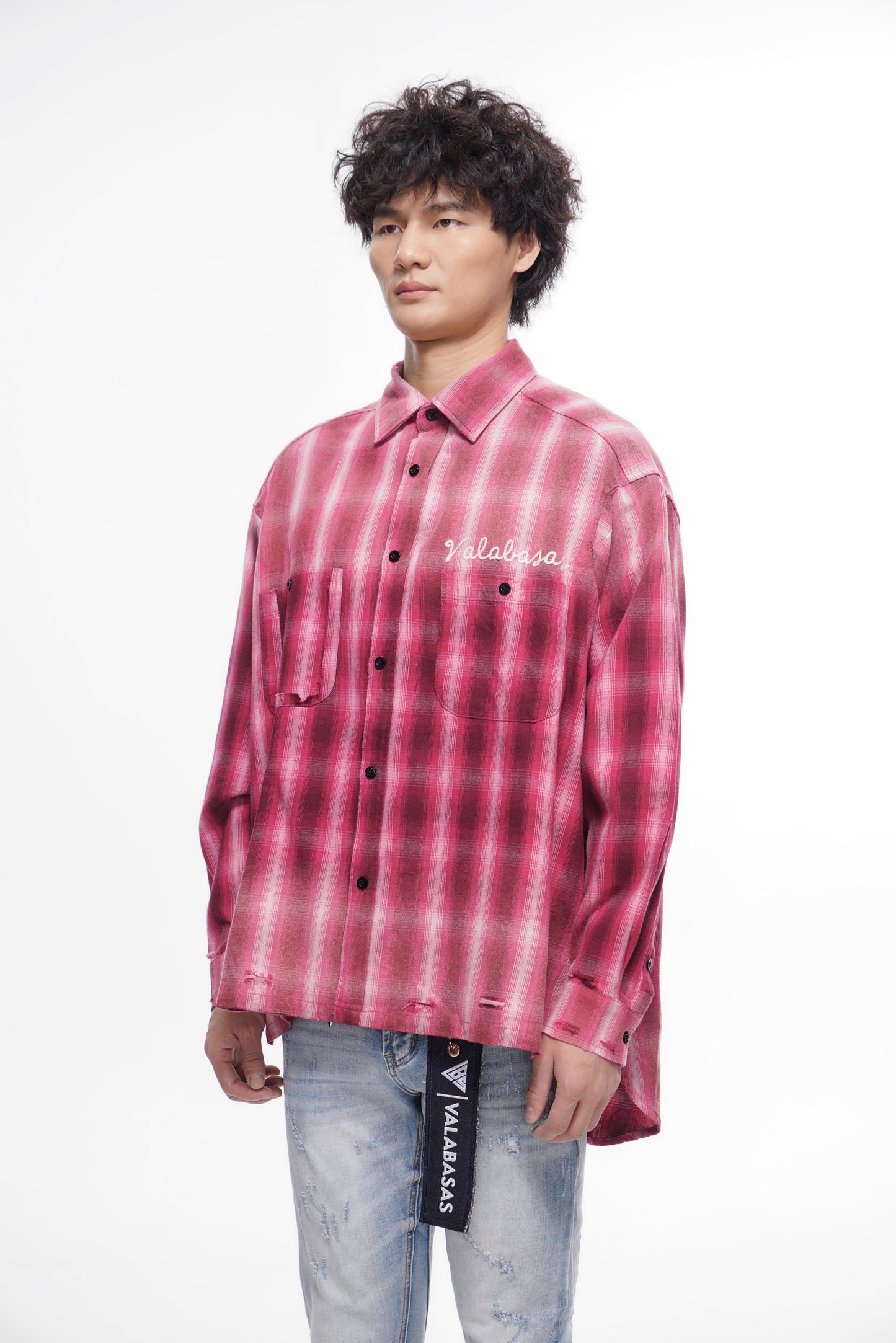 Glory Pink Button Down