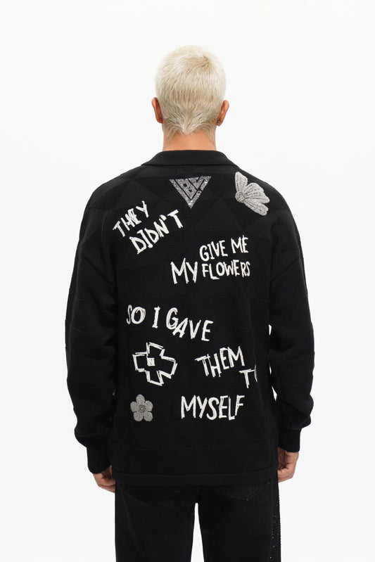 Vole Black Button Down