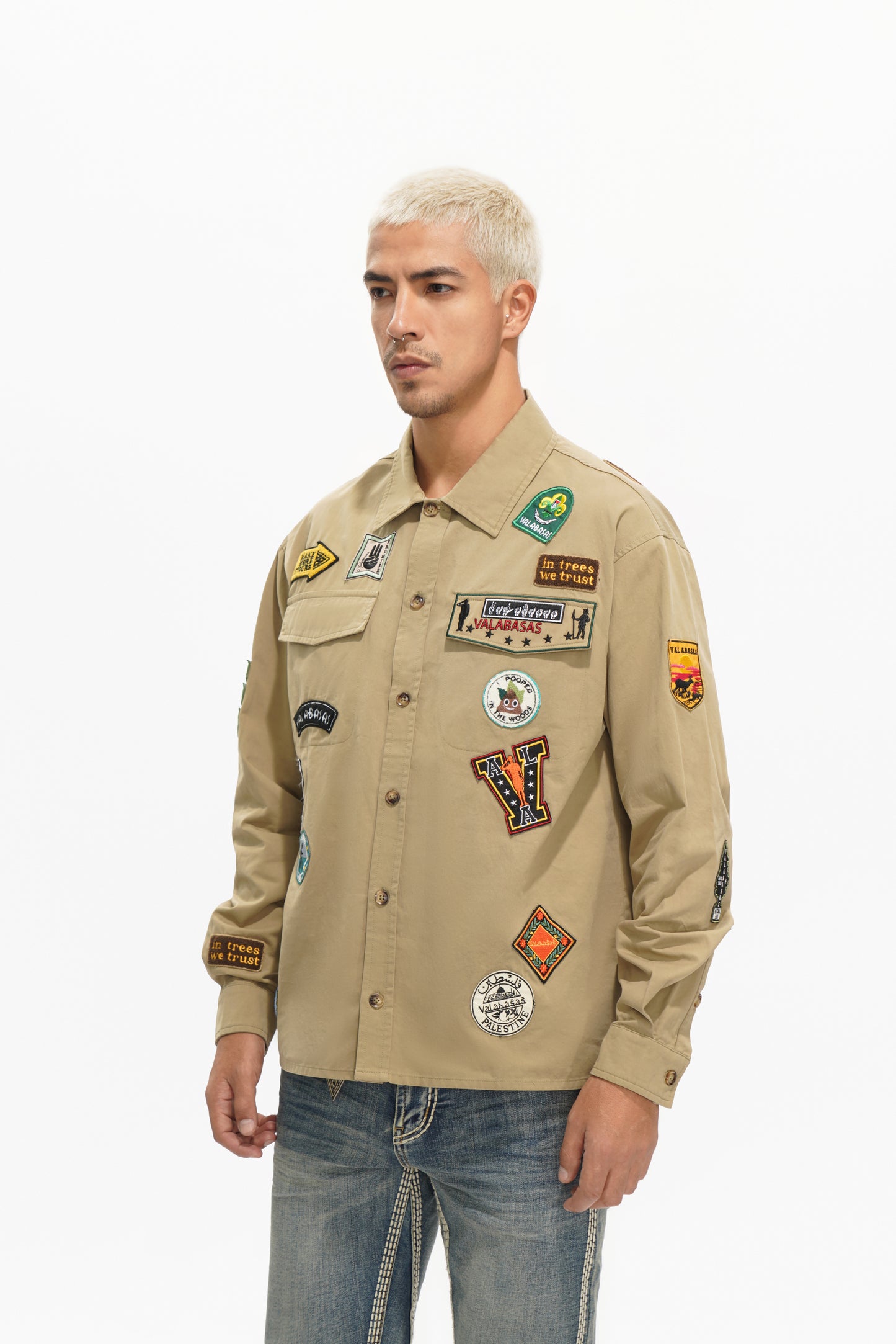 Ventur Tan Button Down