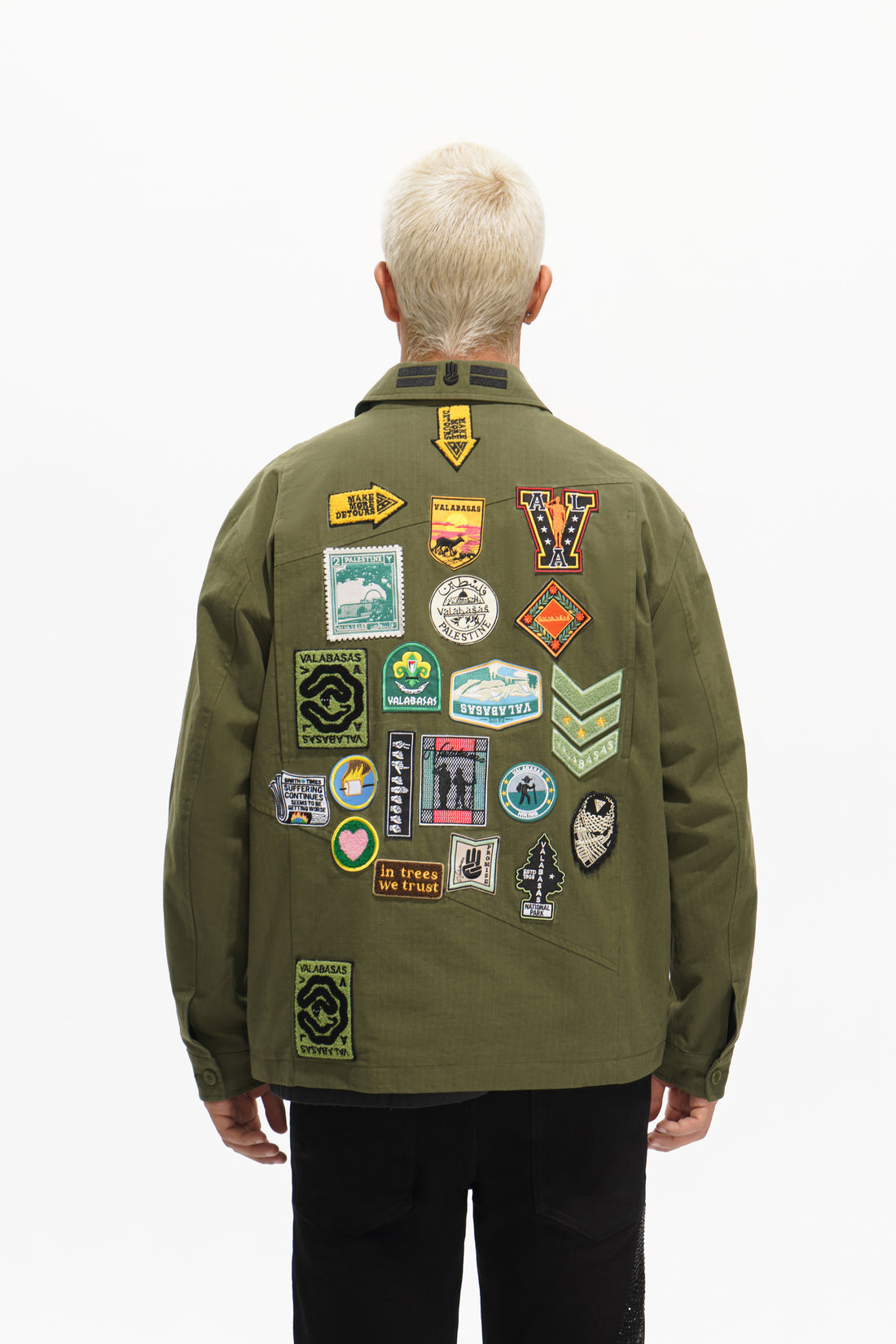 Stonepine Olive Button Down