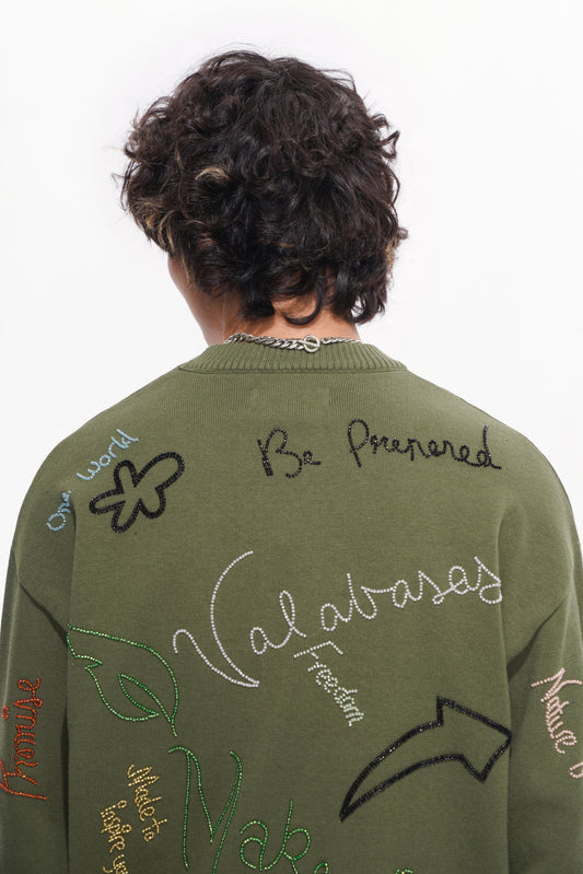 Ignition Green Crewneck