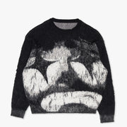 "SAD DAYS" BLACK CREW NECK