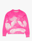 "SAD DAYS" FUCHSIA CREW NECK