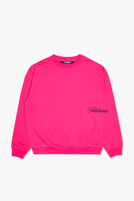 "ALLOY"  FUSCHIA CREW NECK