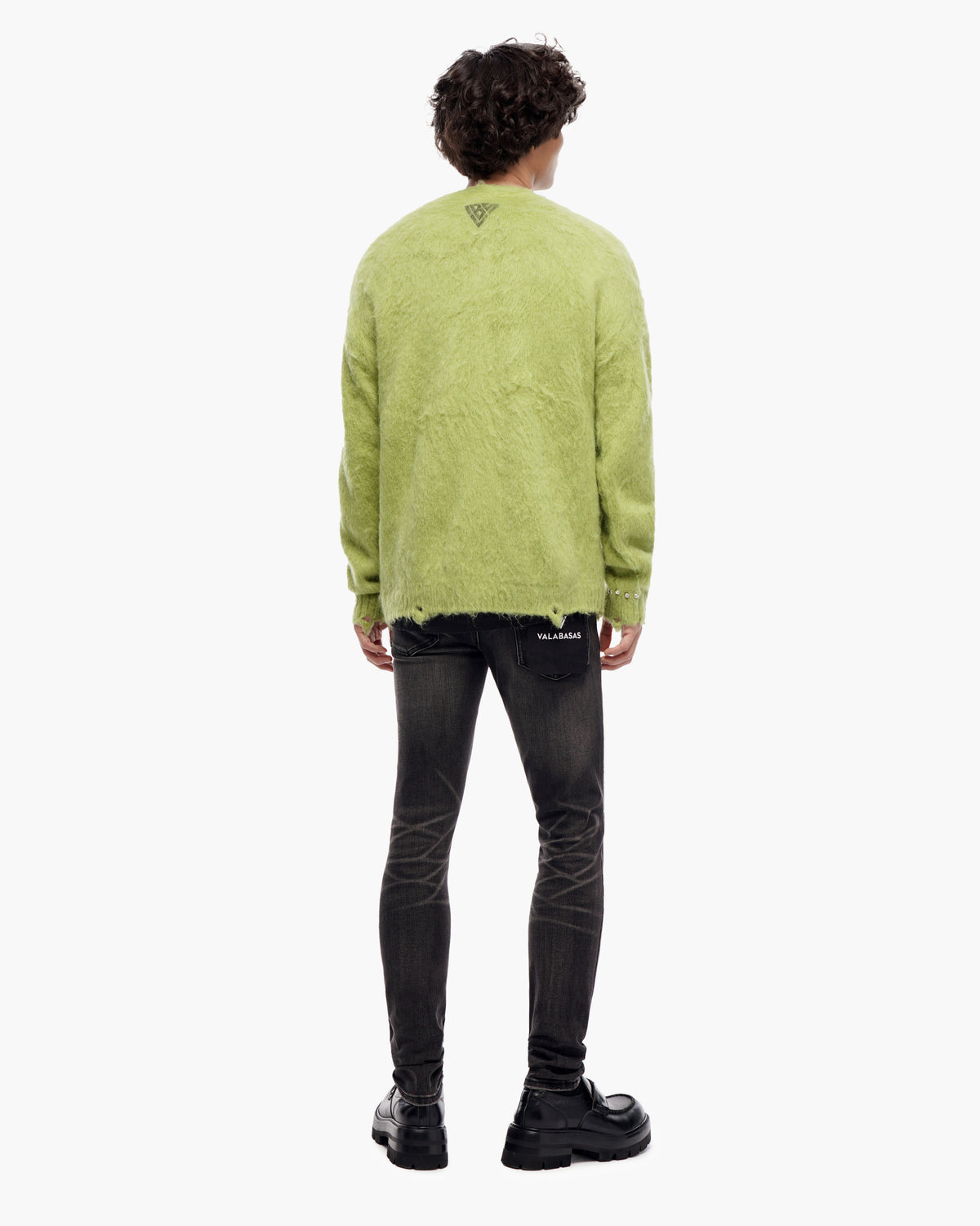 Can't Hide Green Mohair Cardigan
