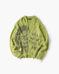 Can't Hide Green Mohair Cardigan