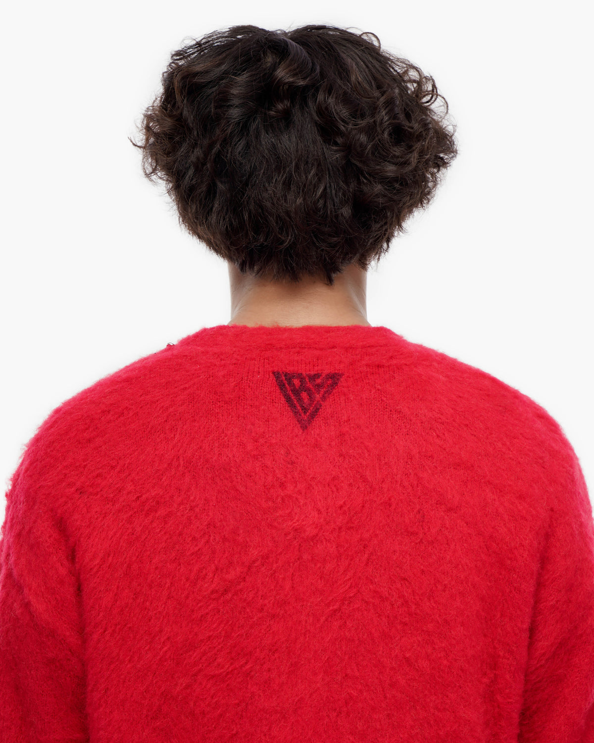 Can't Hide Red Mohair Cardigan