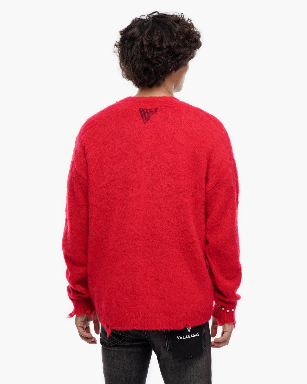 Can't Hide Red Mohair Cardigan