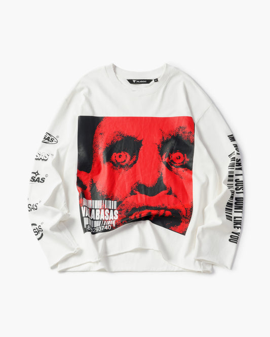 Shy White Long Sleeve T-Shirt