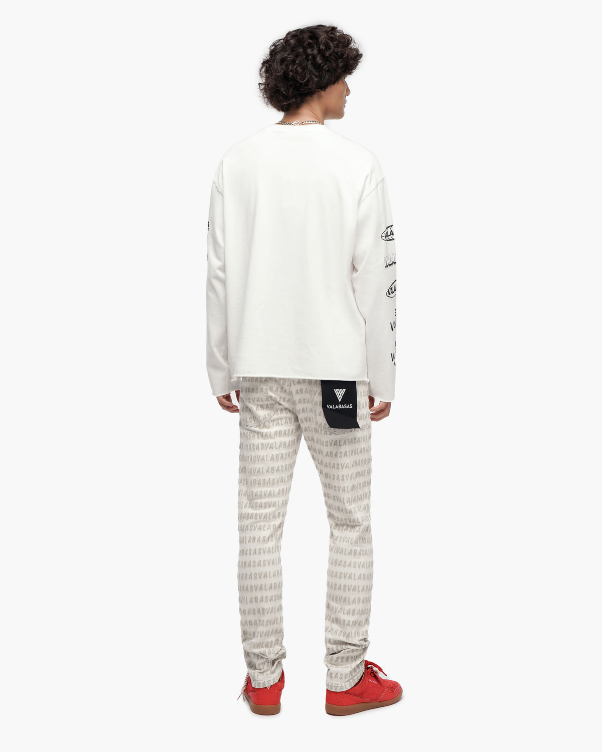 Shy White Long Sleeve T-Shirt