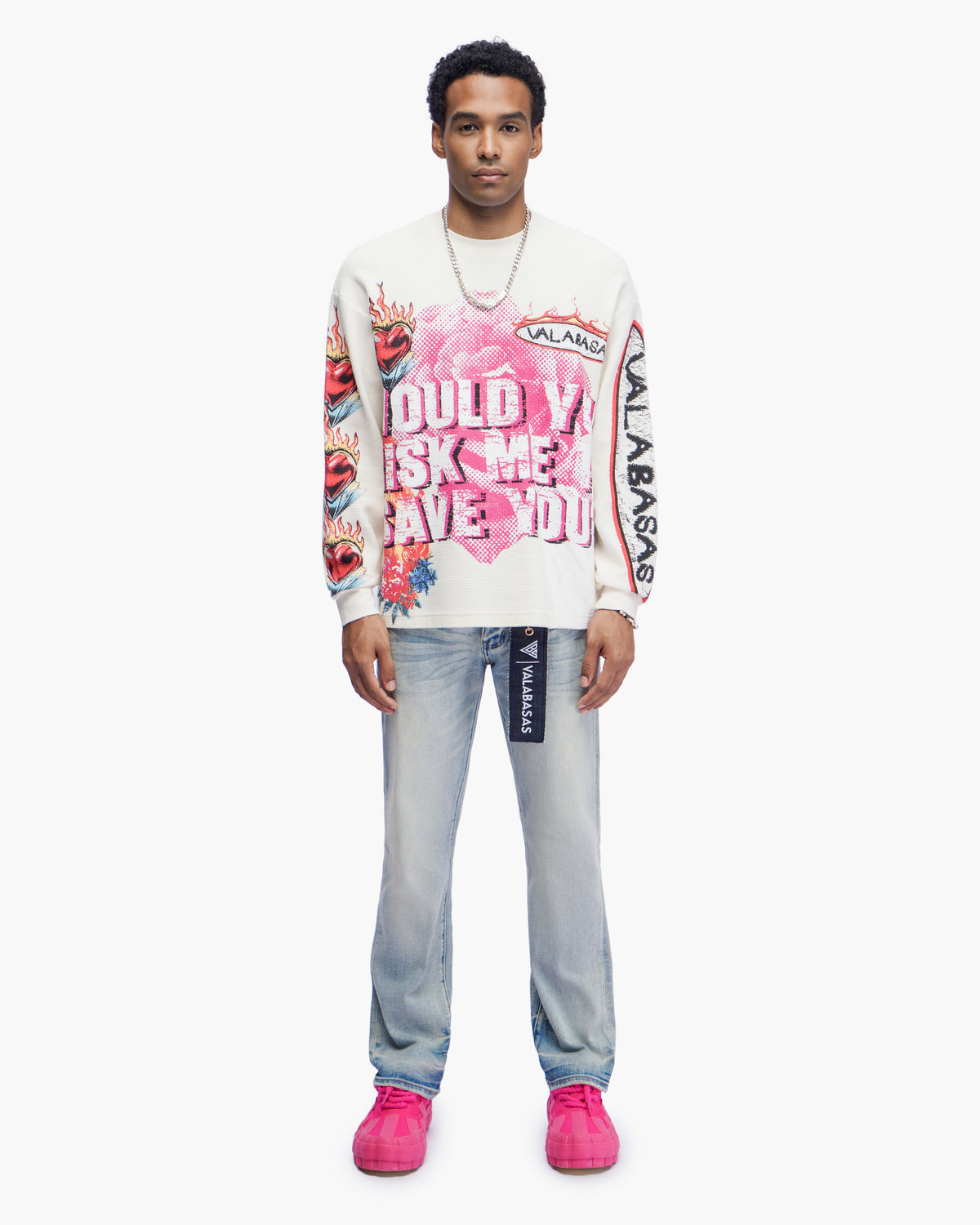 Risky Cream Thermal Crewneck