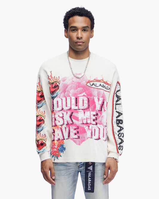 Risky Cream Thermal Crewneck