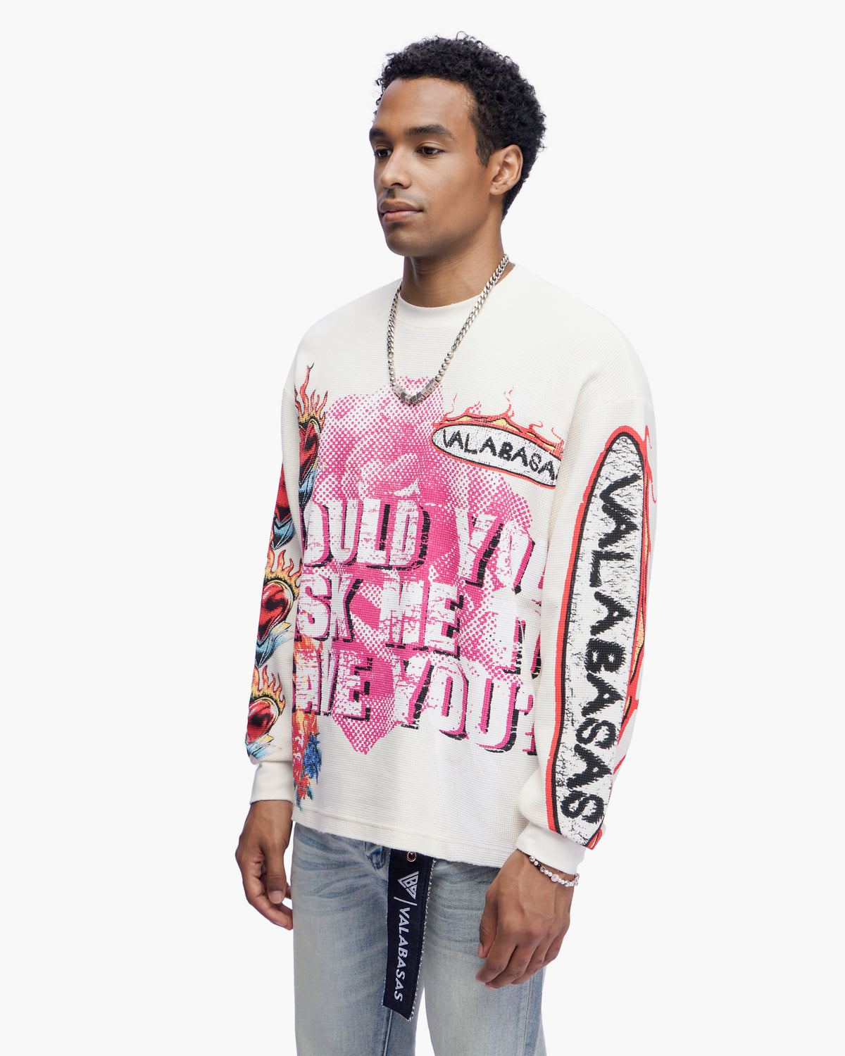 Risky Cream Thermal Crewneck