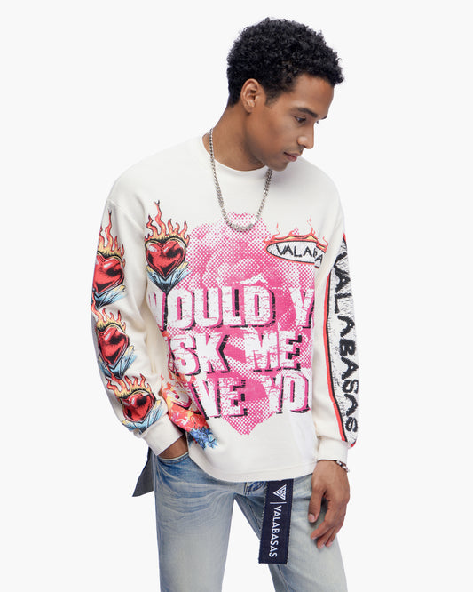 Risky Cream Thermal Crewneck