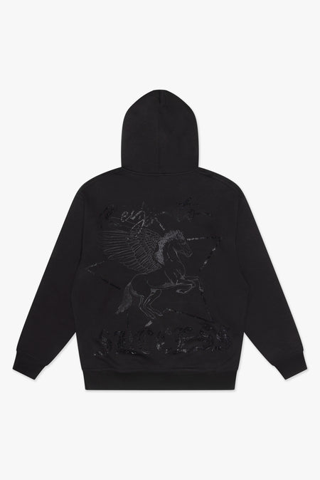 "EQUUS" BLACK HOODIE