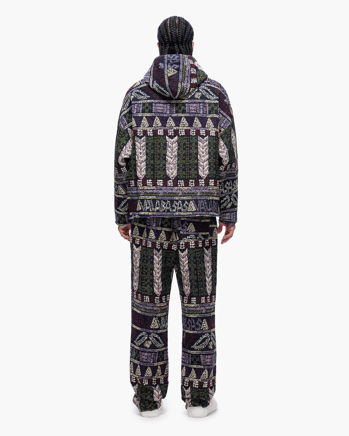 Tundra Purple Woven Hoodie