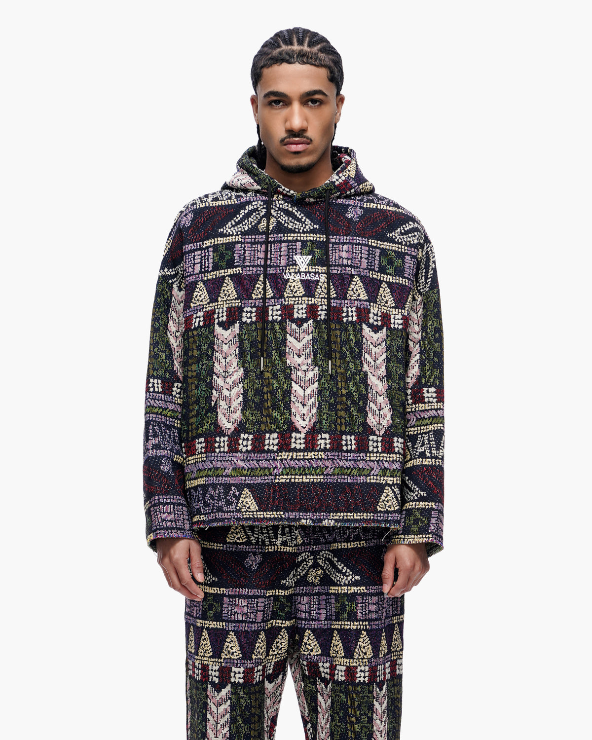 Tundra Purple Woven Hoodie