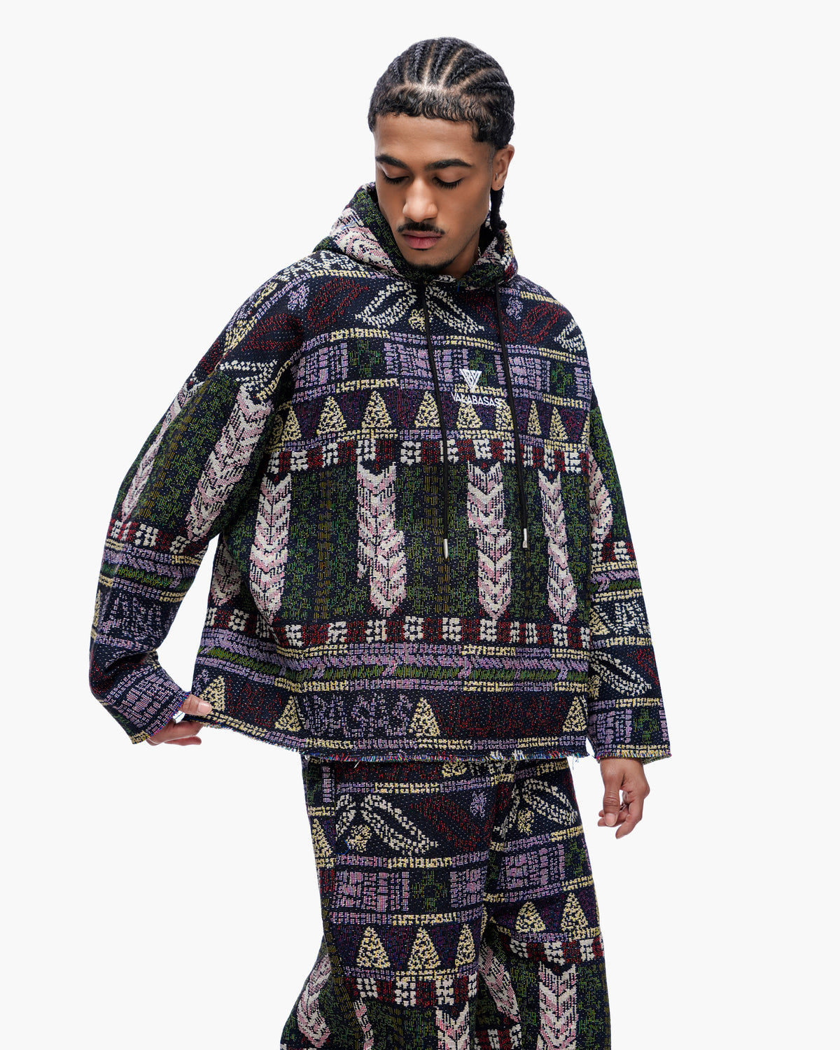 Tundra Purple Woven Hoodie