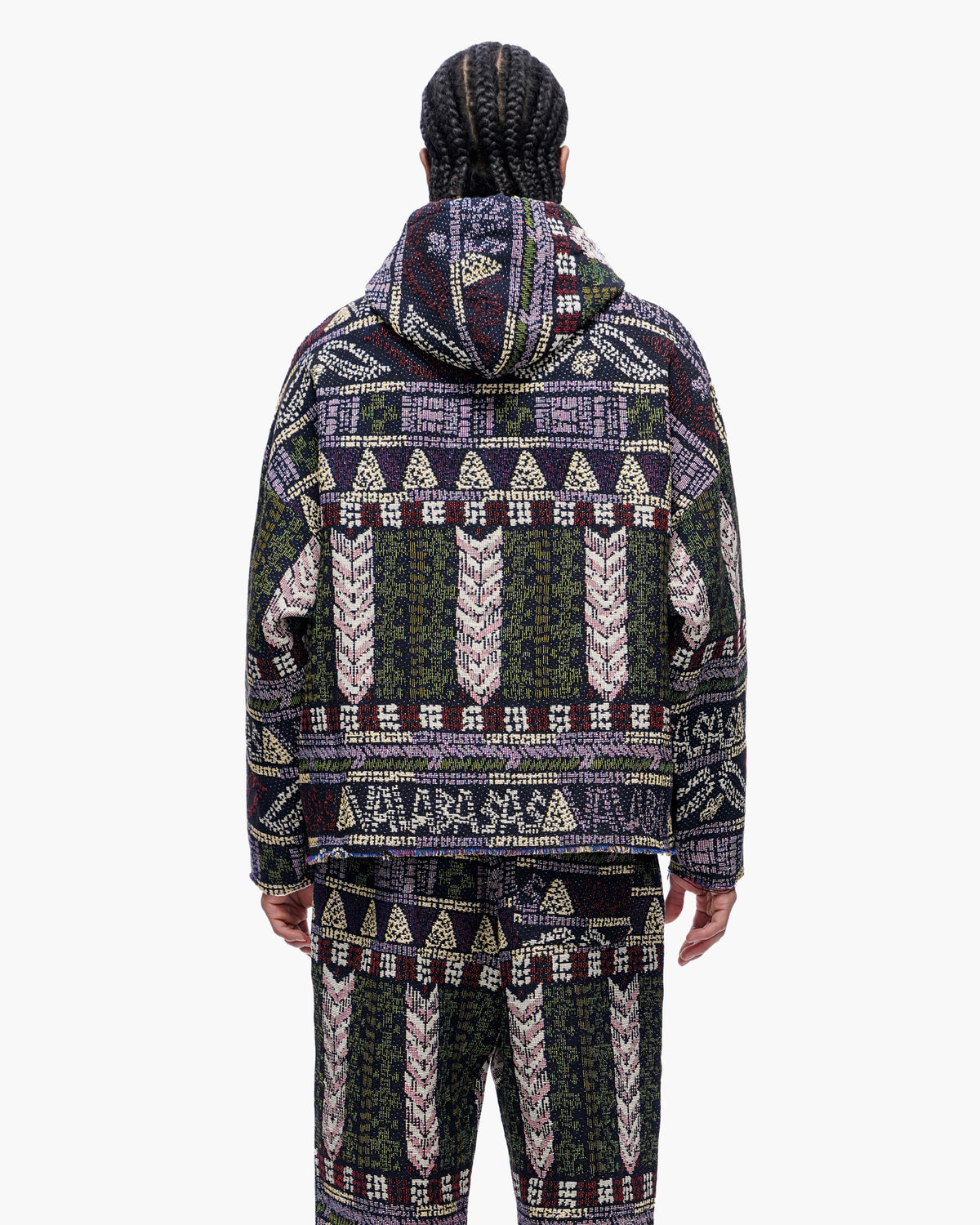 Tundra Purple Woven Hoodie