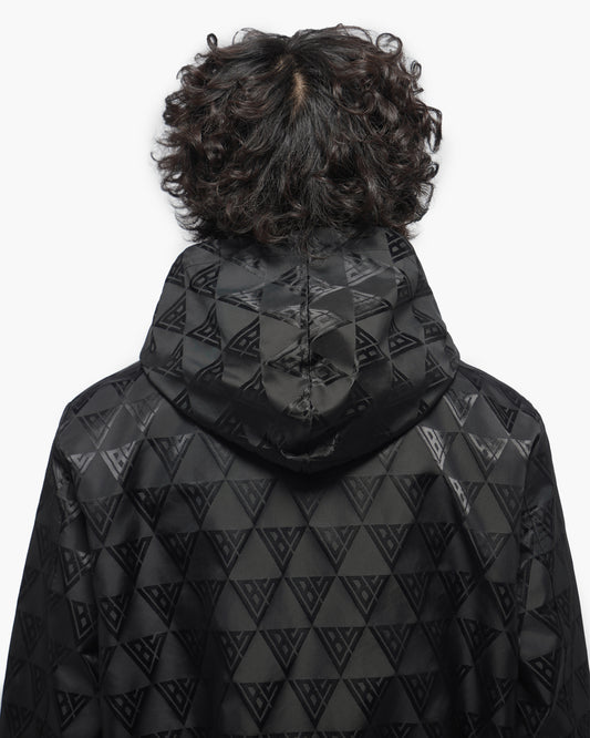 Monogram 2.0 Black Windbreaker Jacket