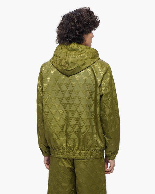 Monogram 2.0 Olive Windbreaker Jacket