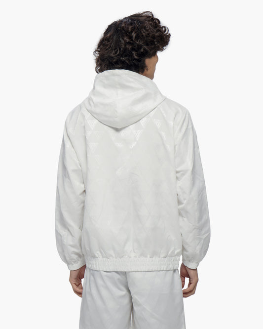 Monogram 2.0 White Windbreaker Jacket