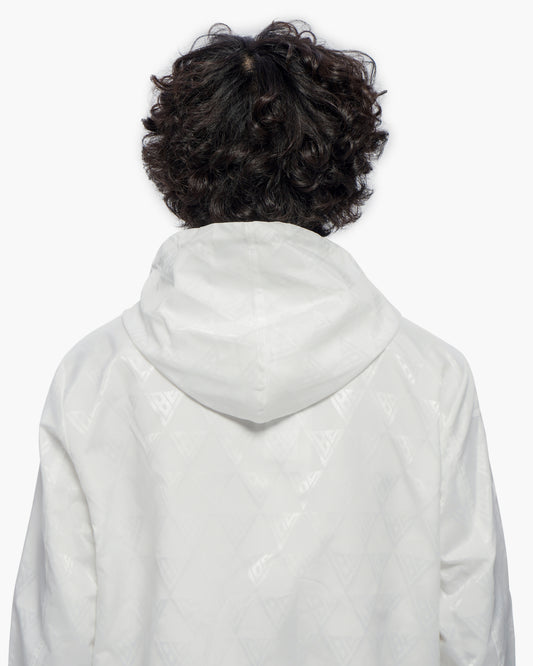 Monogram 2.0 White Windbreaker Jacket