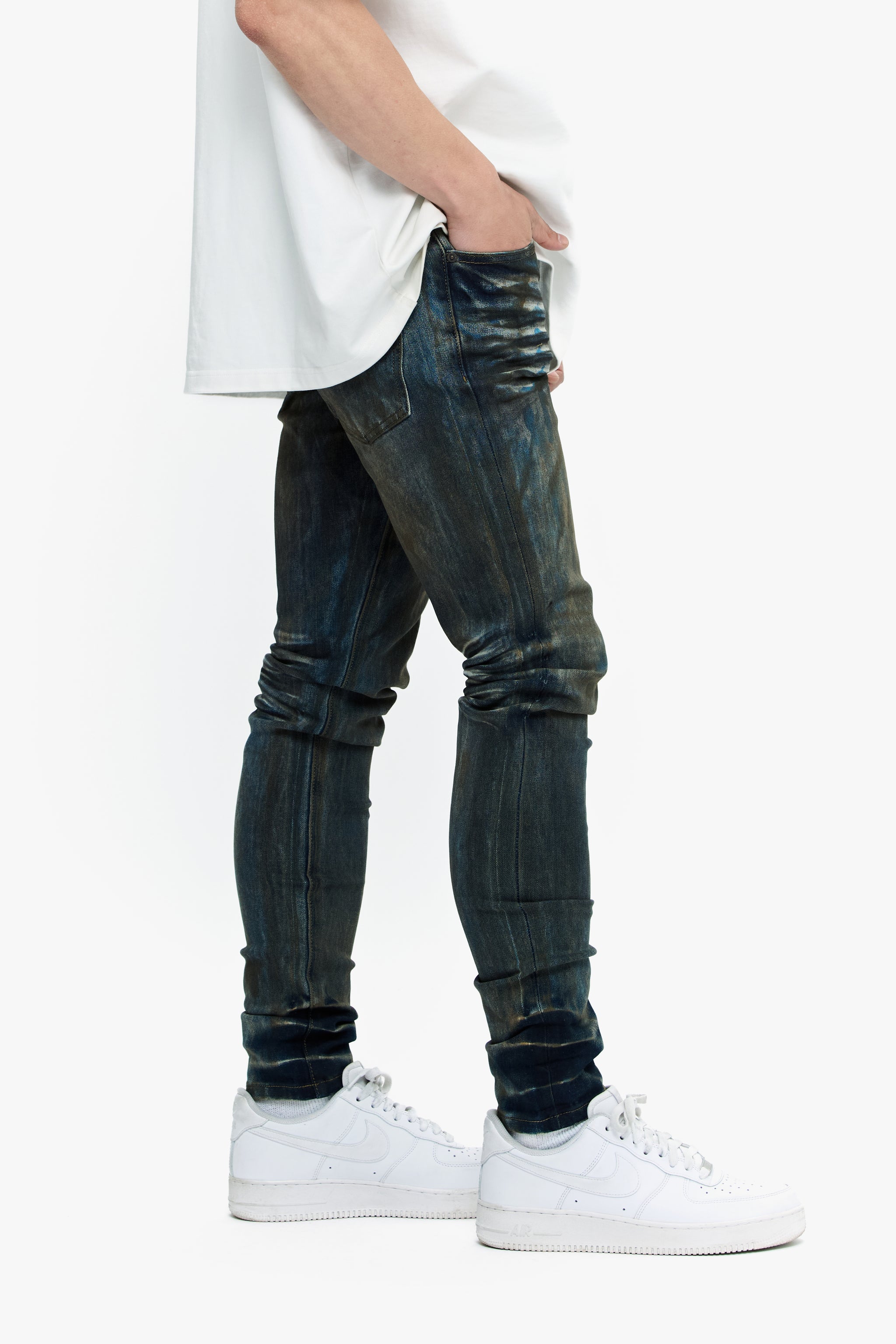 Mr.Flex Dirty Indigo Skinny Jeans