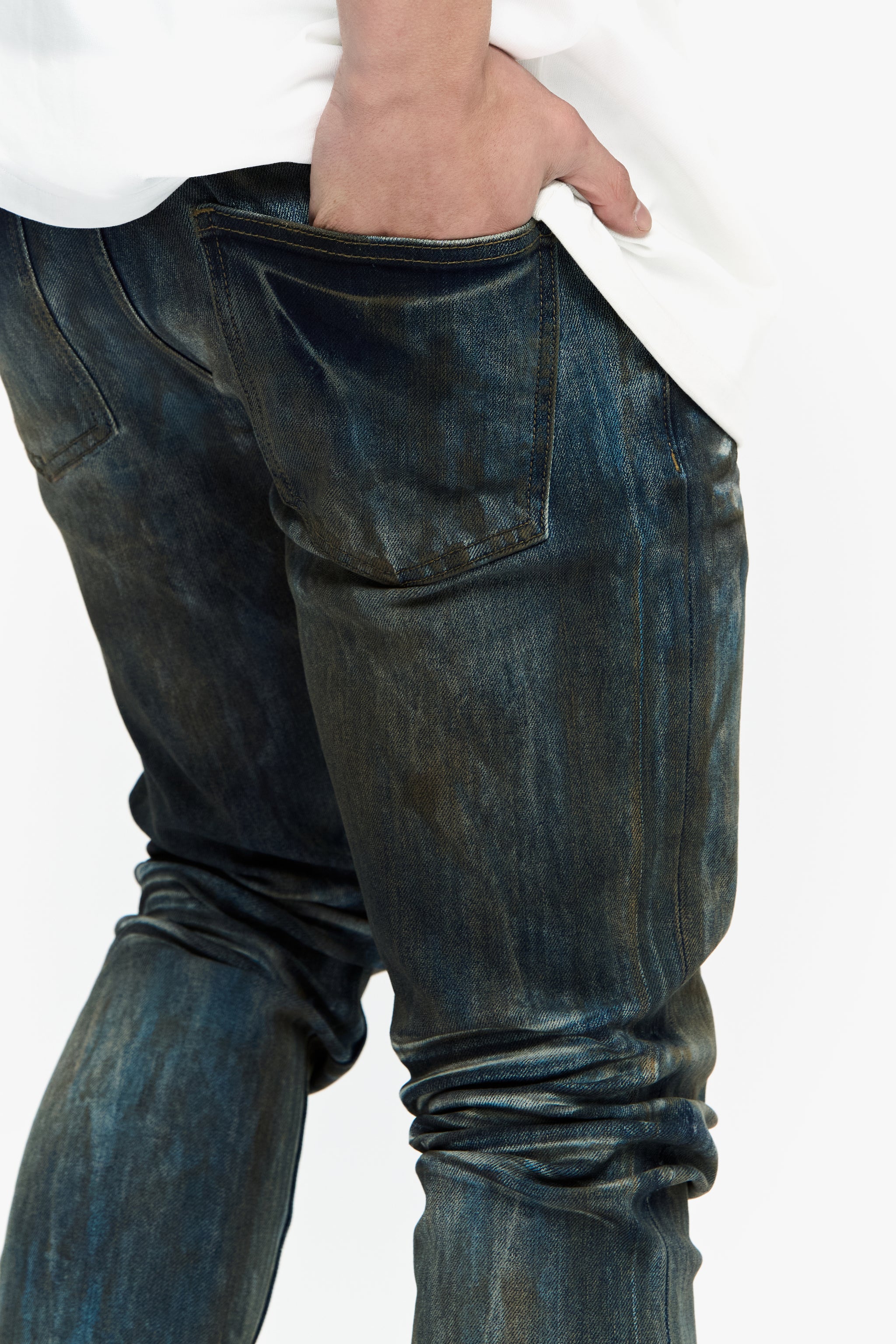 Mr.Flex Dirty Indigo Skinny Jeans