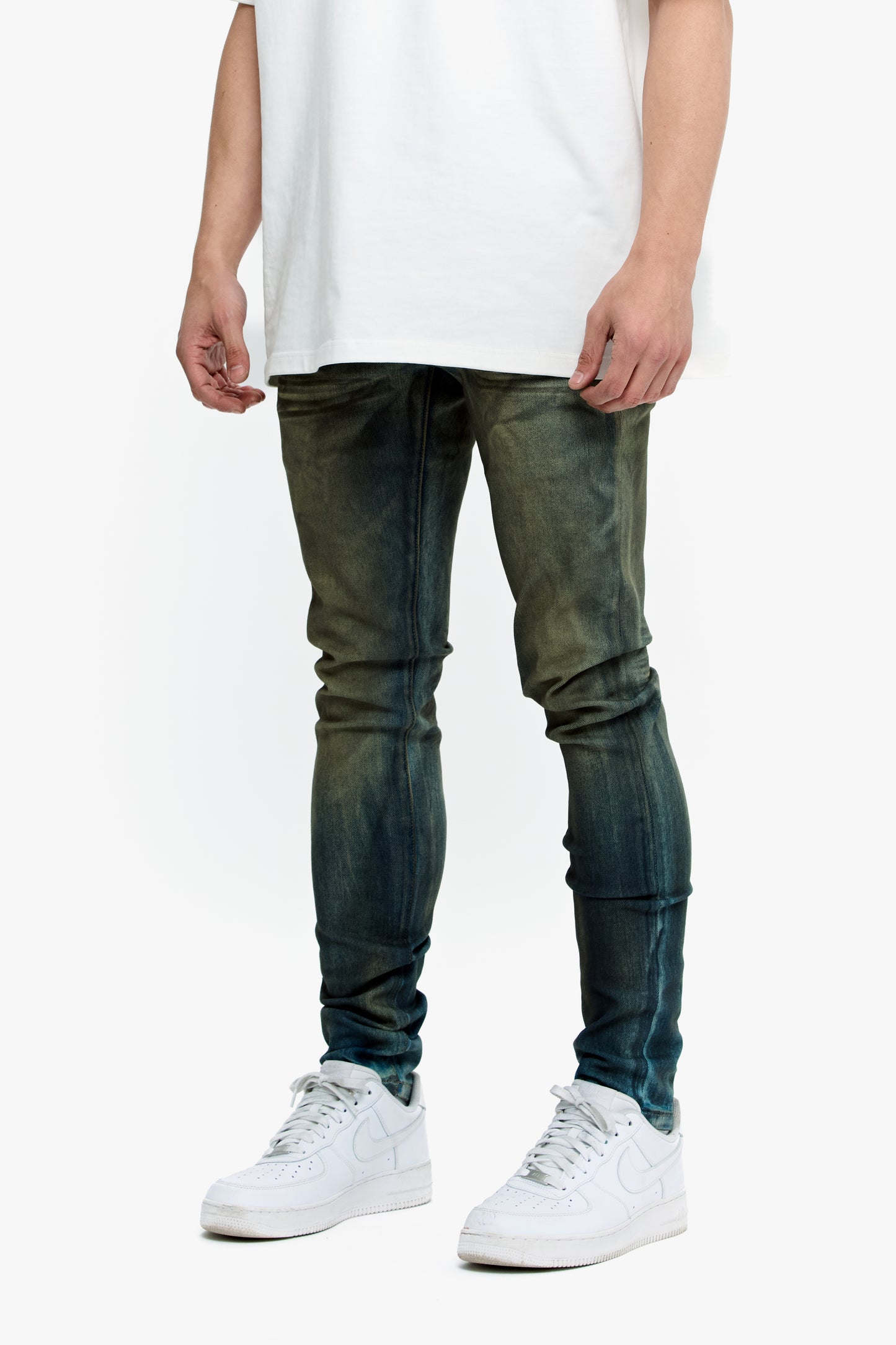 Mr.Flex Skinny Moss Blue