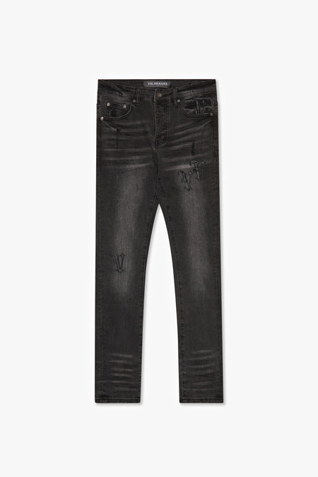 "DAYLIGHT " BLACK WASH SKINNY JEAN