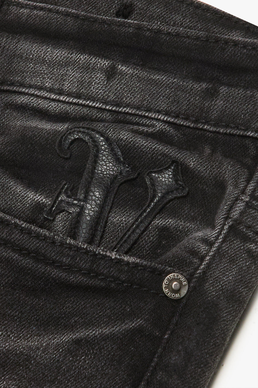 "DAYLIGHT " BLACK WASH SKINNY JEAN