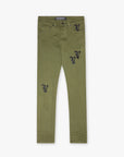 "DAYLIGHT " GREEN SKINNY JEAN