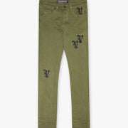 "DAYLIGHT " GREEN SKINNY JEAN