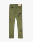 "DAYLIGHT " GREEN SKINNY JEAN