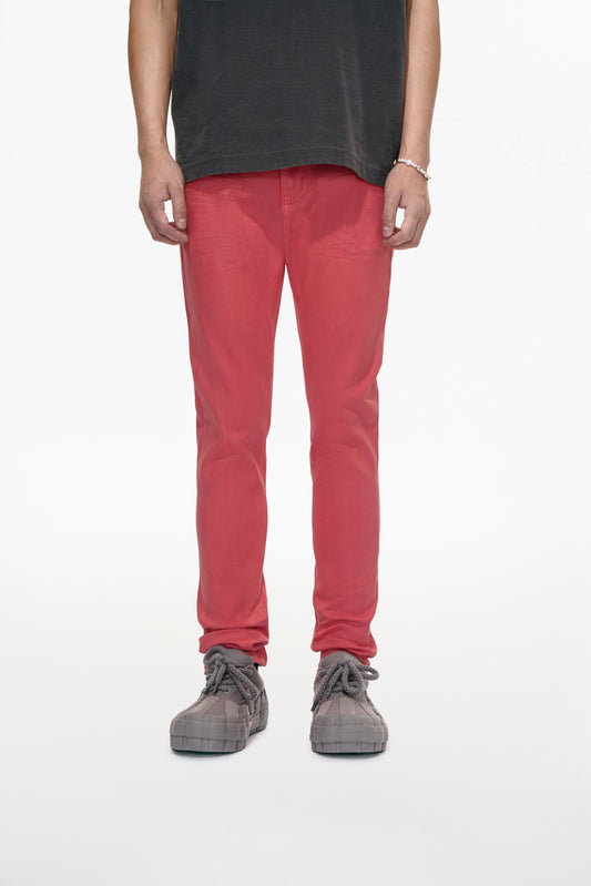 Mr.Slim Coral Waxed Skinny Jean
