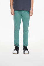 Mr.Slim Teal Waxed Skinny Jean