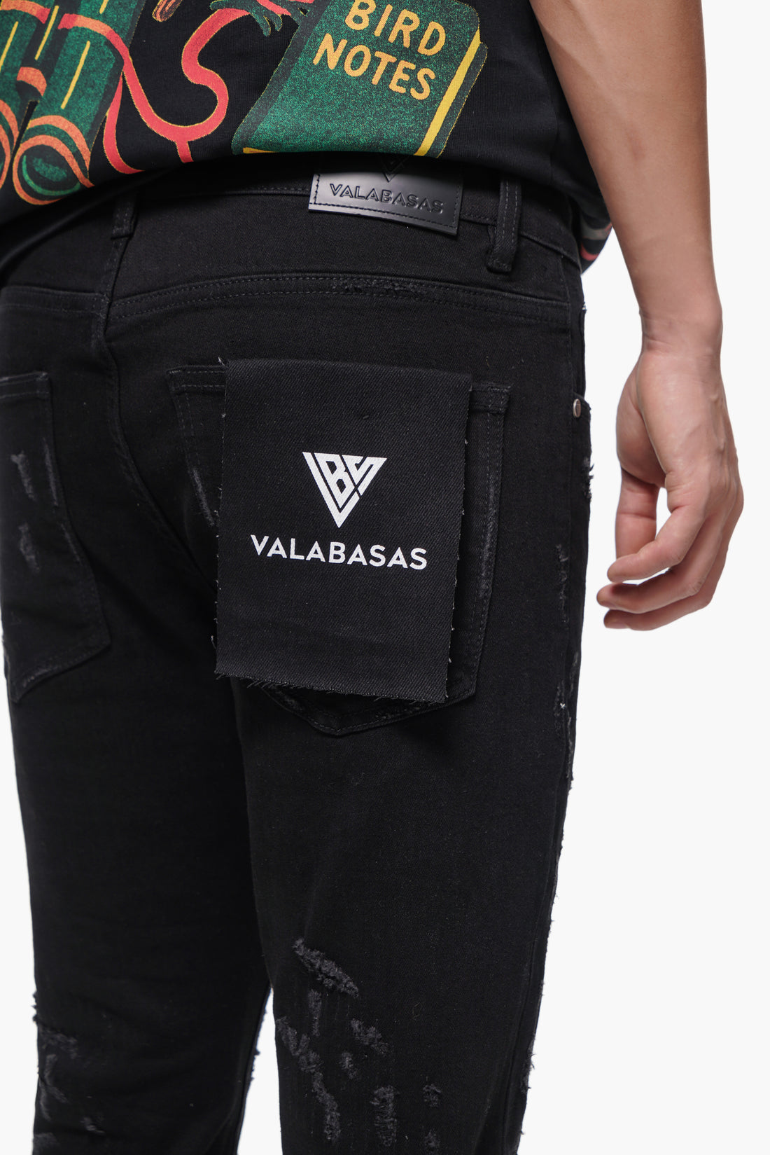 Lockdown Stacked Jet Black Jean